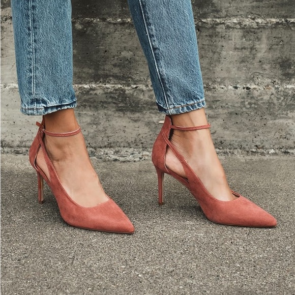 Lulus Shoes - Dusty Rose Heels